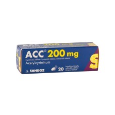 ACC 200mg putojošās tabletes N20